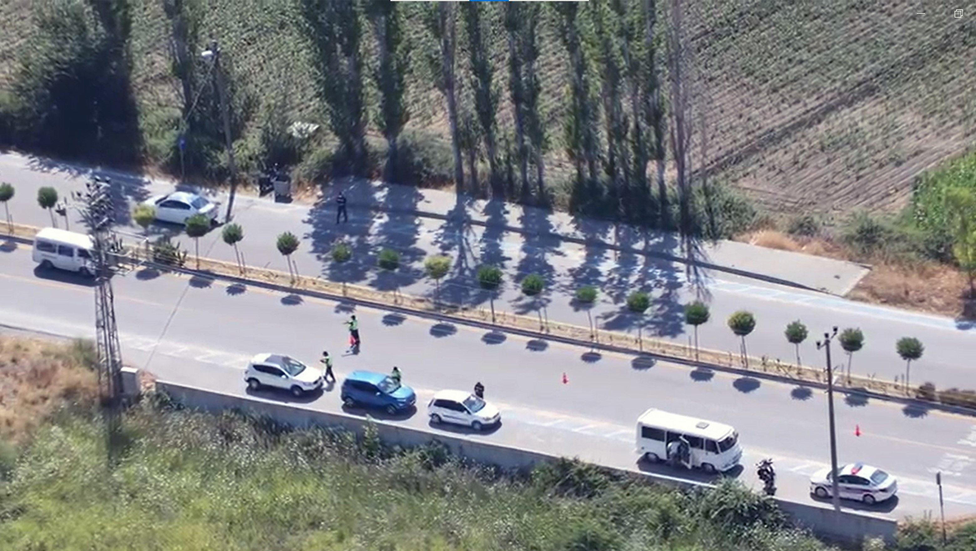 Cayrokopter Ile Muğla'da Trafik Kontrolü 11 Sürücüye Ceza (1)