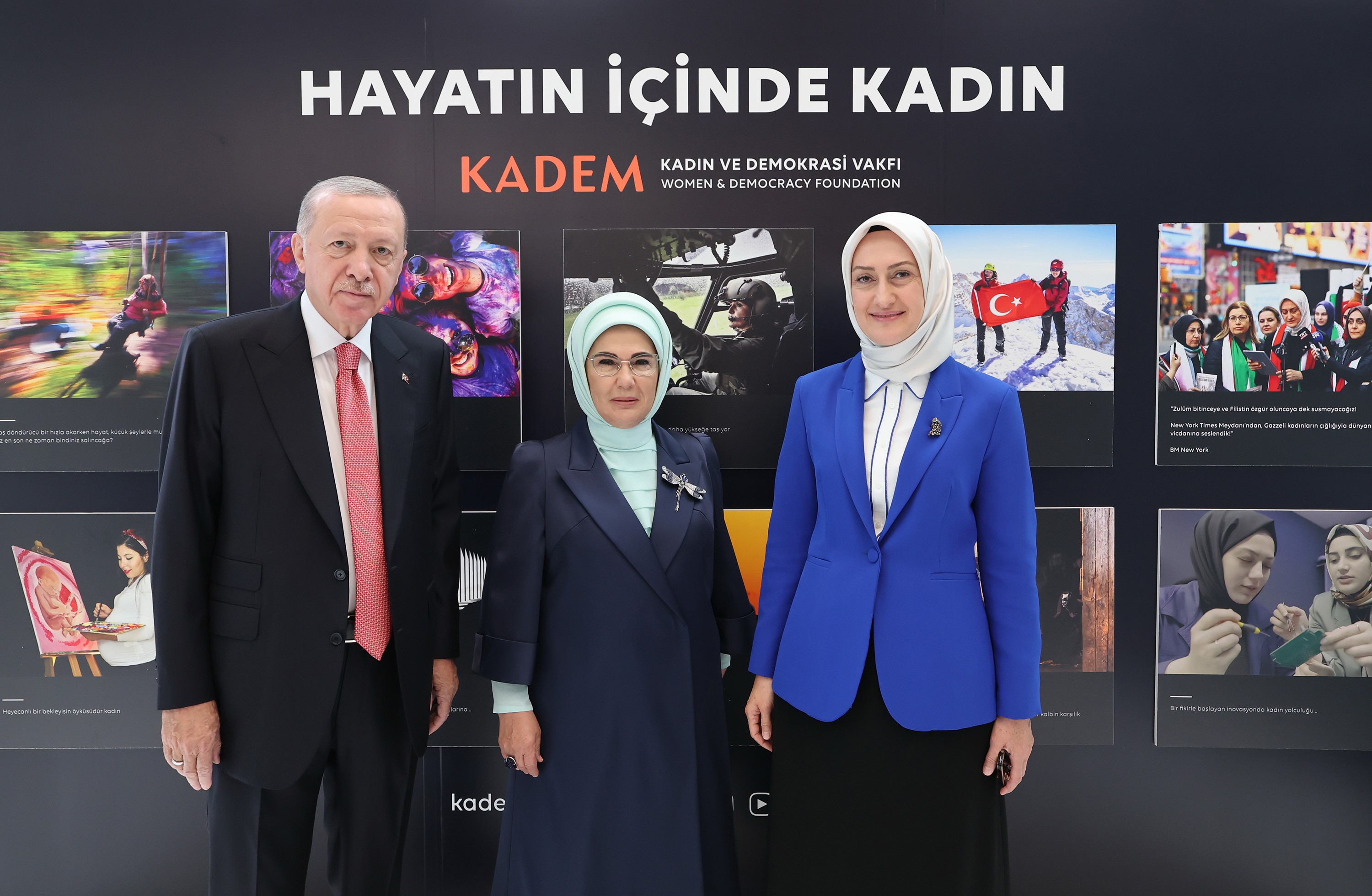 Cumhurbaşkanı Erdoğan Ve Eşi, Kadem'in Fotoğraf Sergisini Ziyaret Etti0