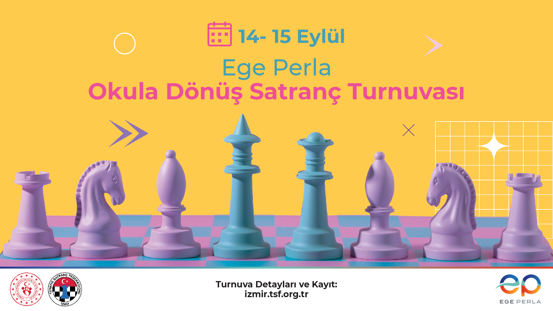 Ege Perla’da Satranç Rüzgarı İzmir’in Kurtuluşuna Özel Turnuva