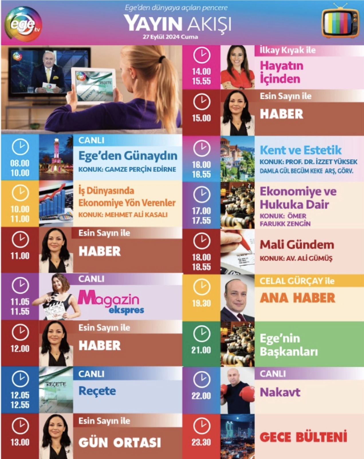 Ege Tv 27 Eylül 2024