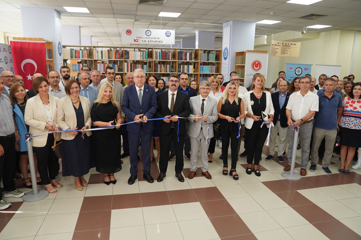 Ege Üniversitesi’nde “Türk Tarih Kurumu 100. Yıl Kitaplığı” Açıldı0