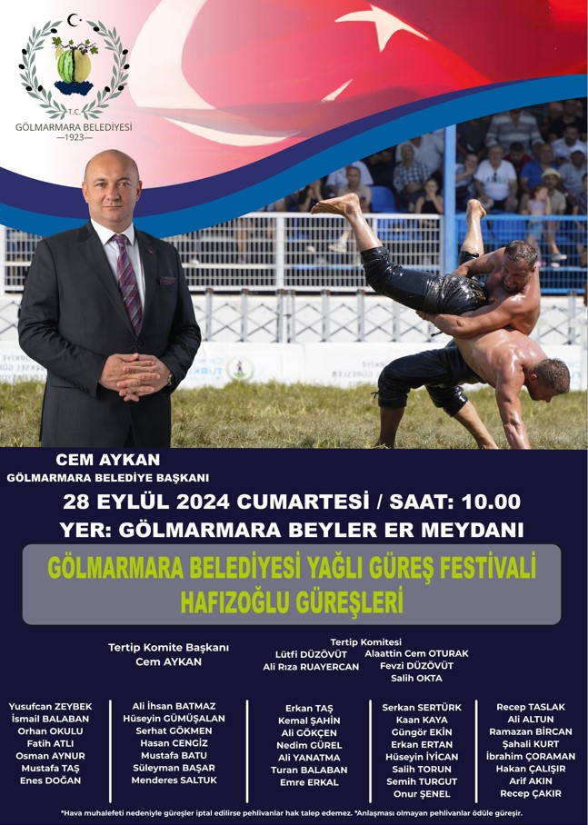 Gölmarmara Belediyesi’nin Ilk Yağlı Güreş Festivali!1