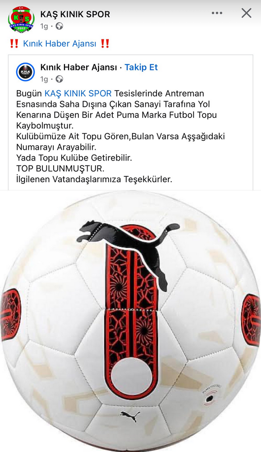 Kayıp Futbol Topu