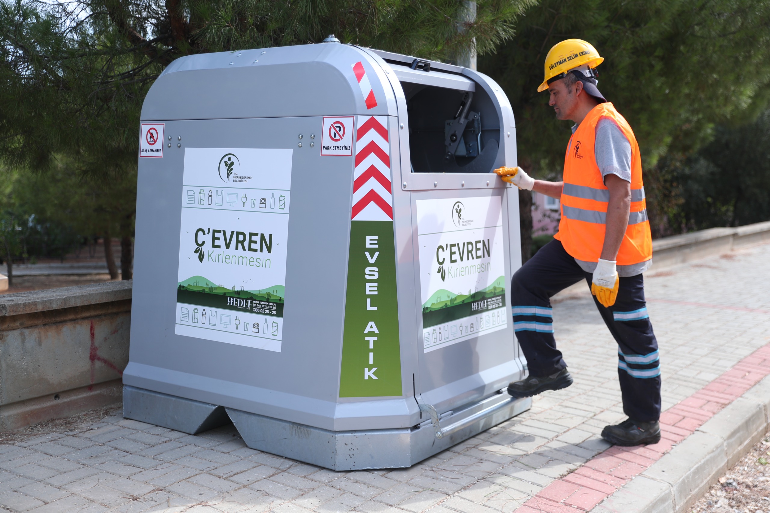 Merkezefendi’de Atık Toplama Konteynerleri Yerleştirildi2