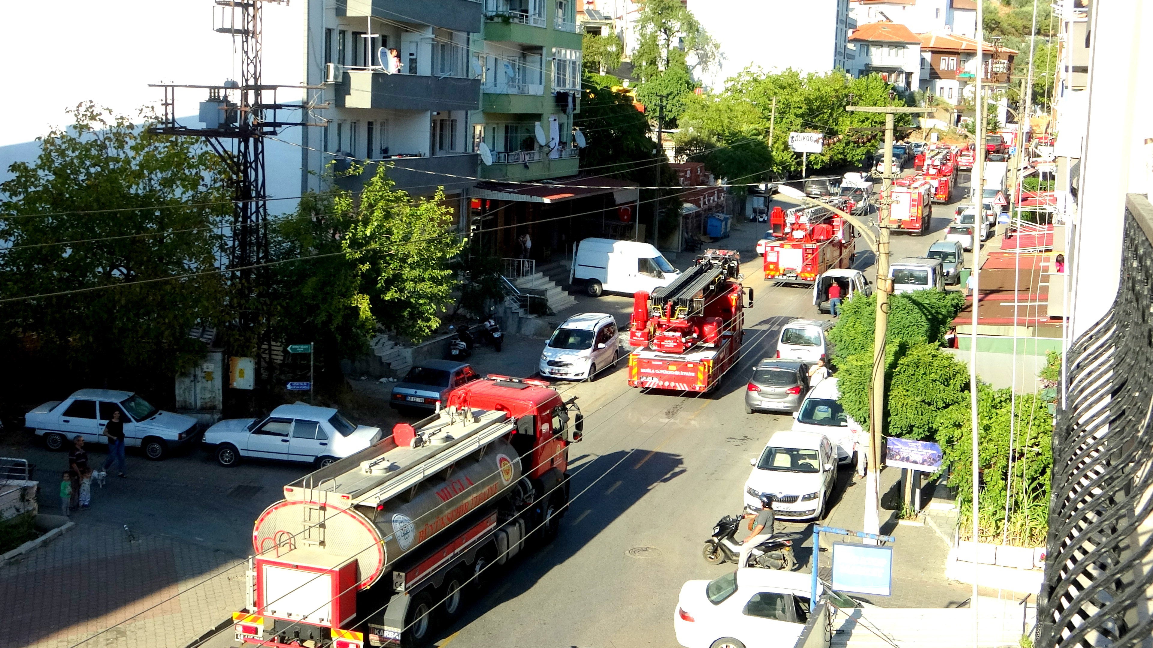 Muğla'da İtfaiye Haftası'nda Gerçeği Aratmayan Tatbikat3