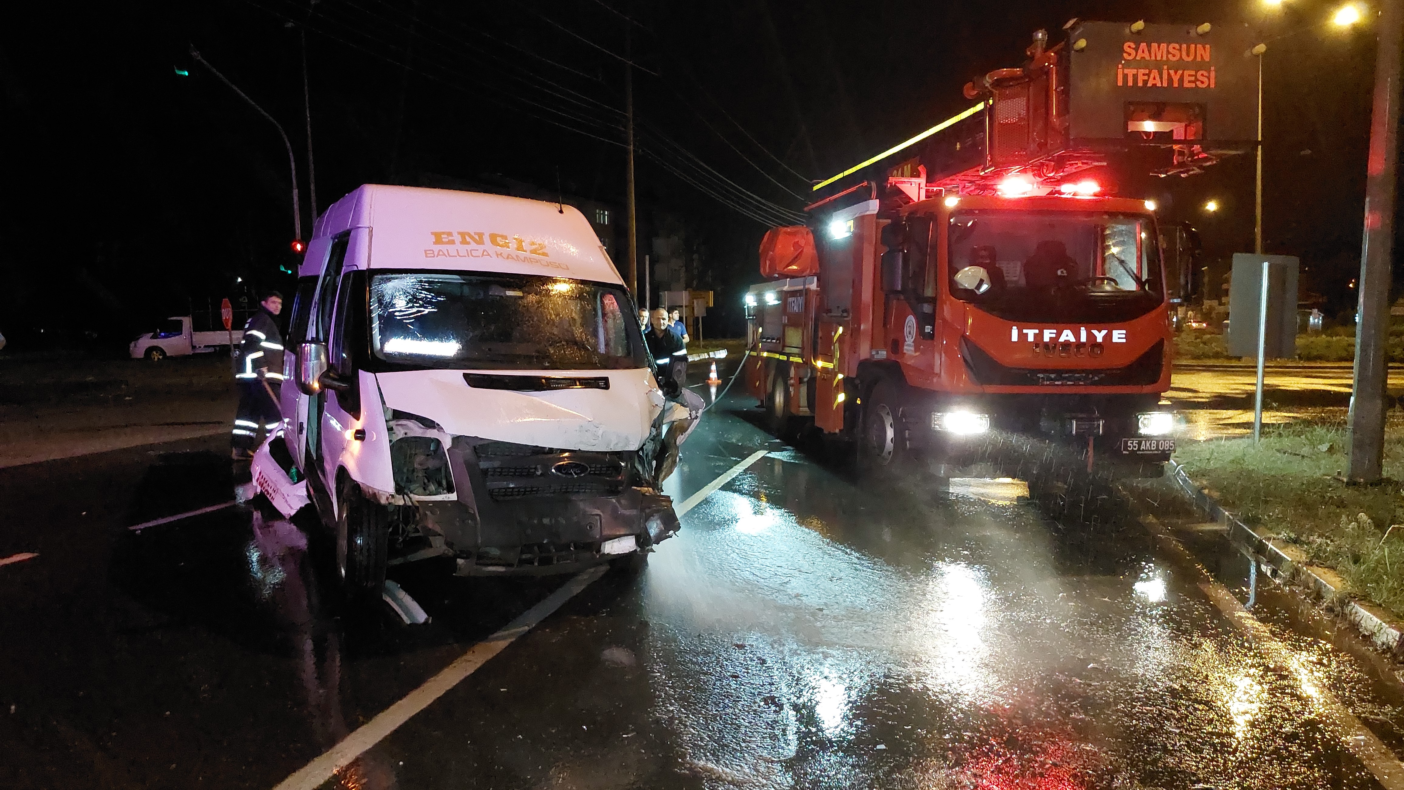 Samsun'da Kaza 5 Yaralı (4)