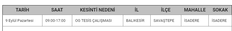 Savaştepe Kesinti-2