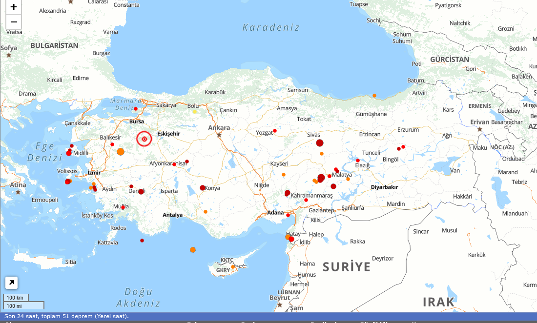 son depremler 12 eylül