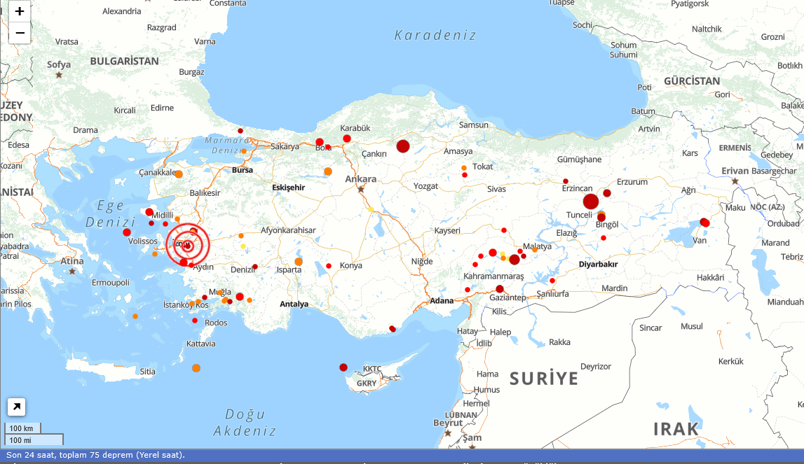 Son Depremler 17 Eylül