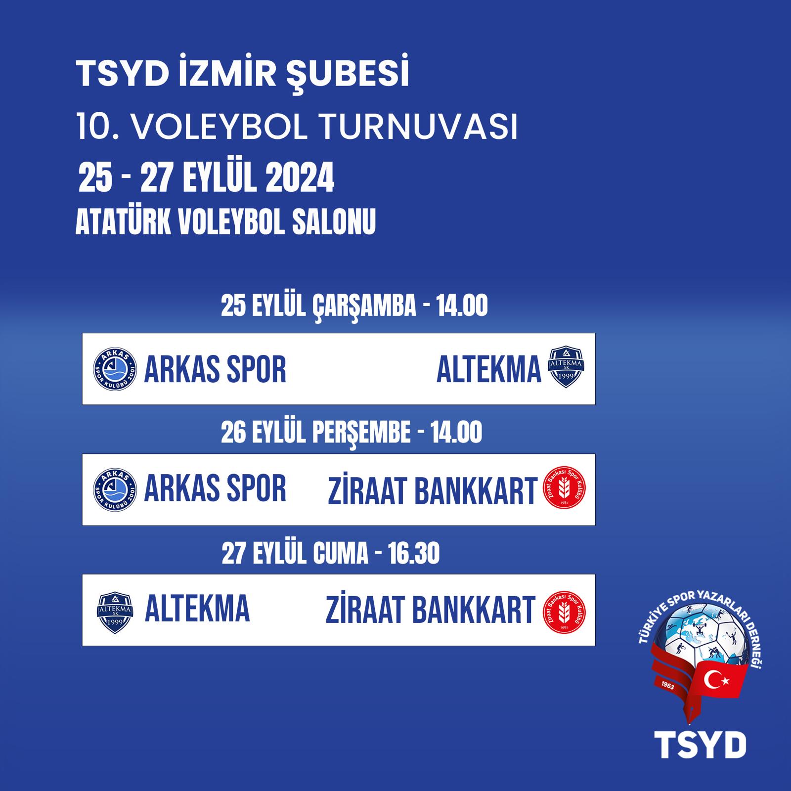 Tsyd İzmir Voleybol Turnuvası 10. Kez Başlıyor0-1