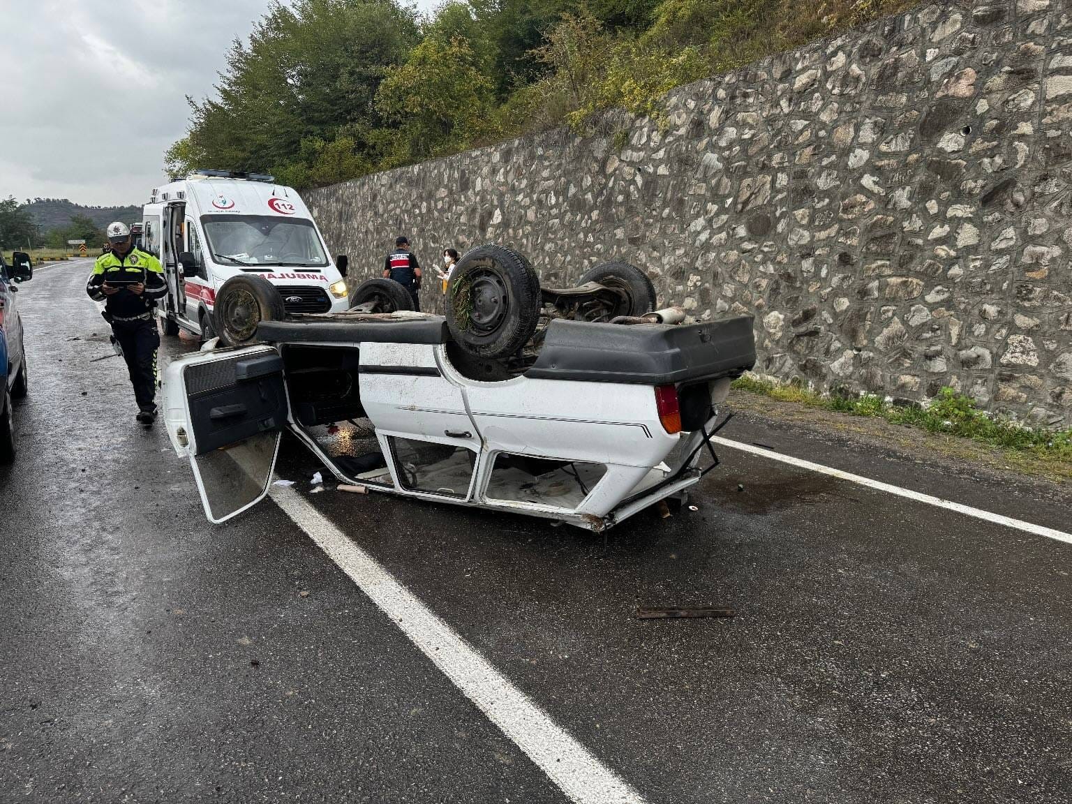 Zonguldak'ta Feci Kaza 7 Yaşındaki Çocuk Hayatını Kaybetti (2)