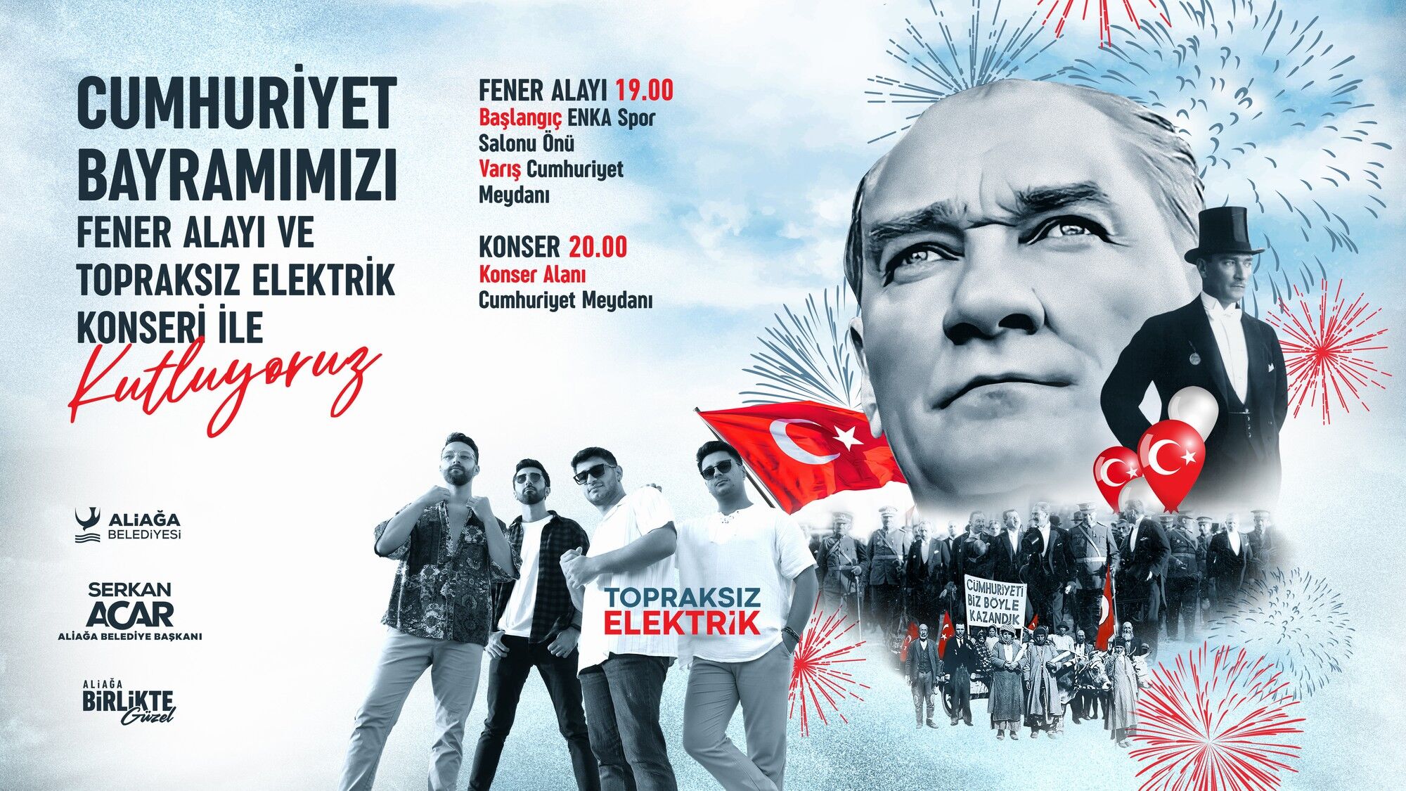 Aliağa'da Topraksız Elektrik Konseriyle Cumhuriyet Coşkusu3