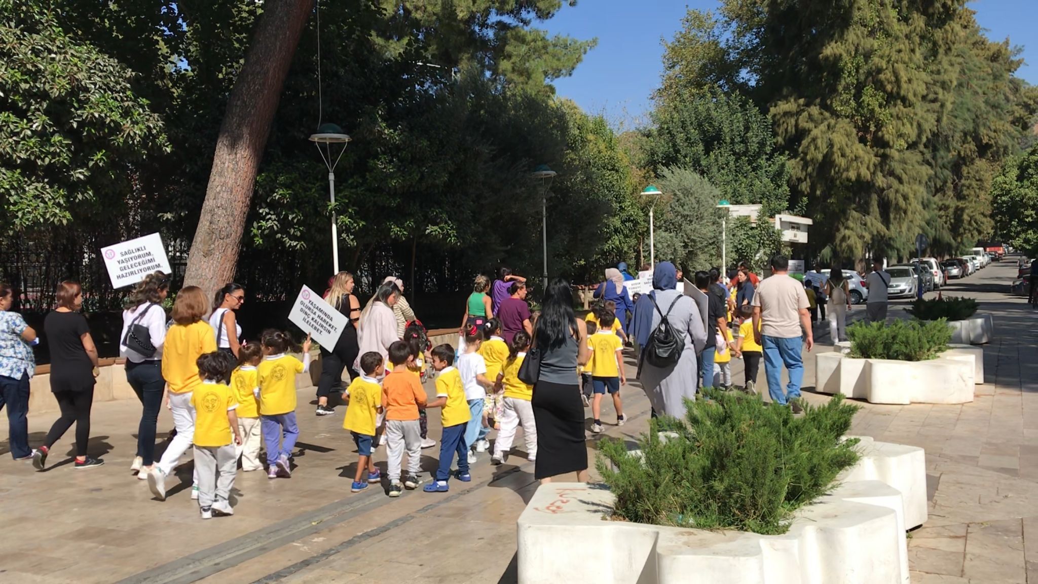 Aydın’da İstiklal Anaokulu’ndan 'Sağlıklı Adımlar Mutlu Yarınlar' Yürüyüşü (2)