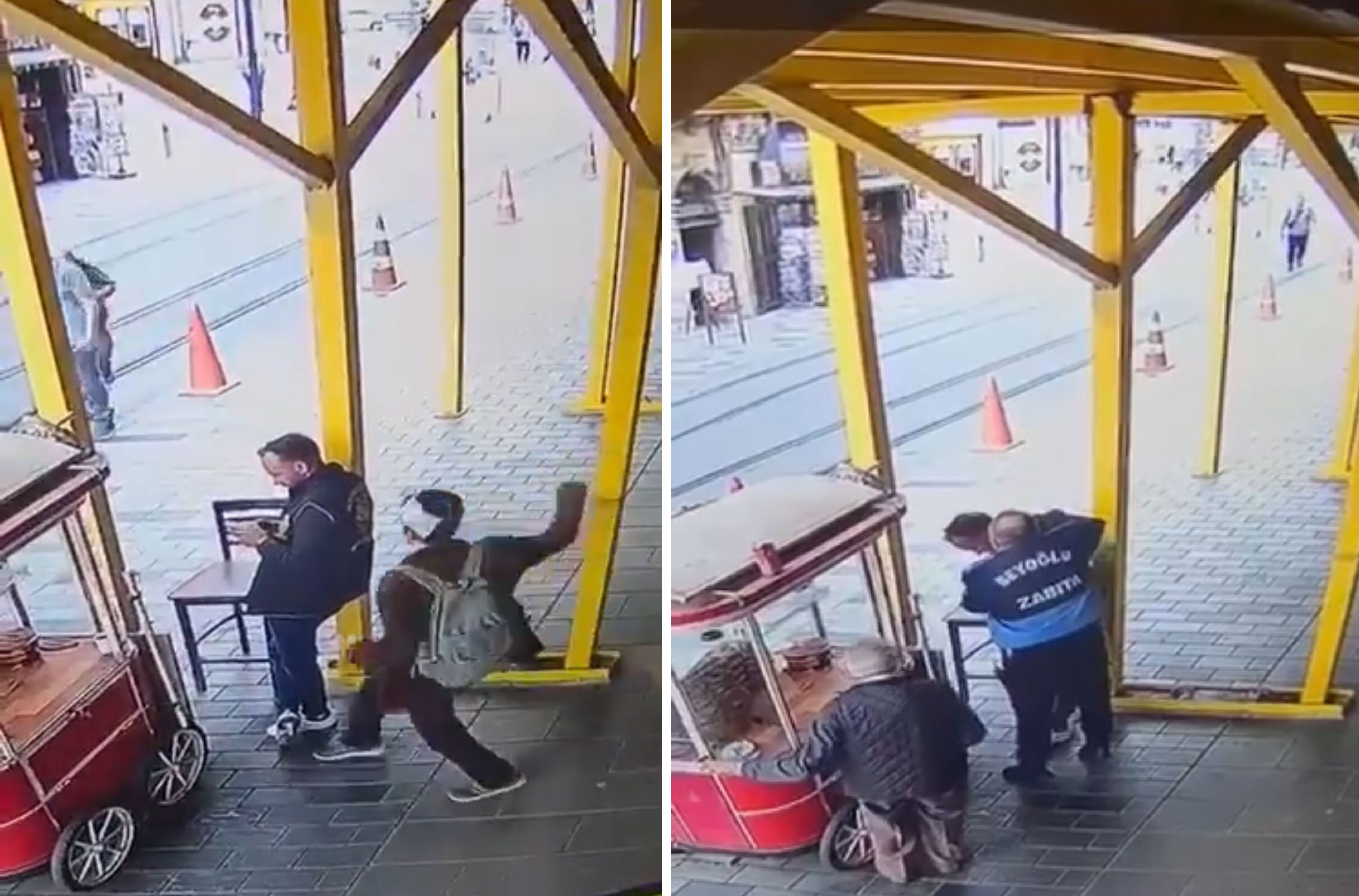 Beyoğlu Polise Bıçaklı Saldırı