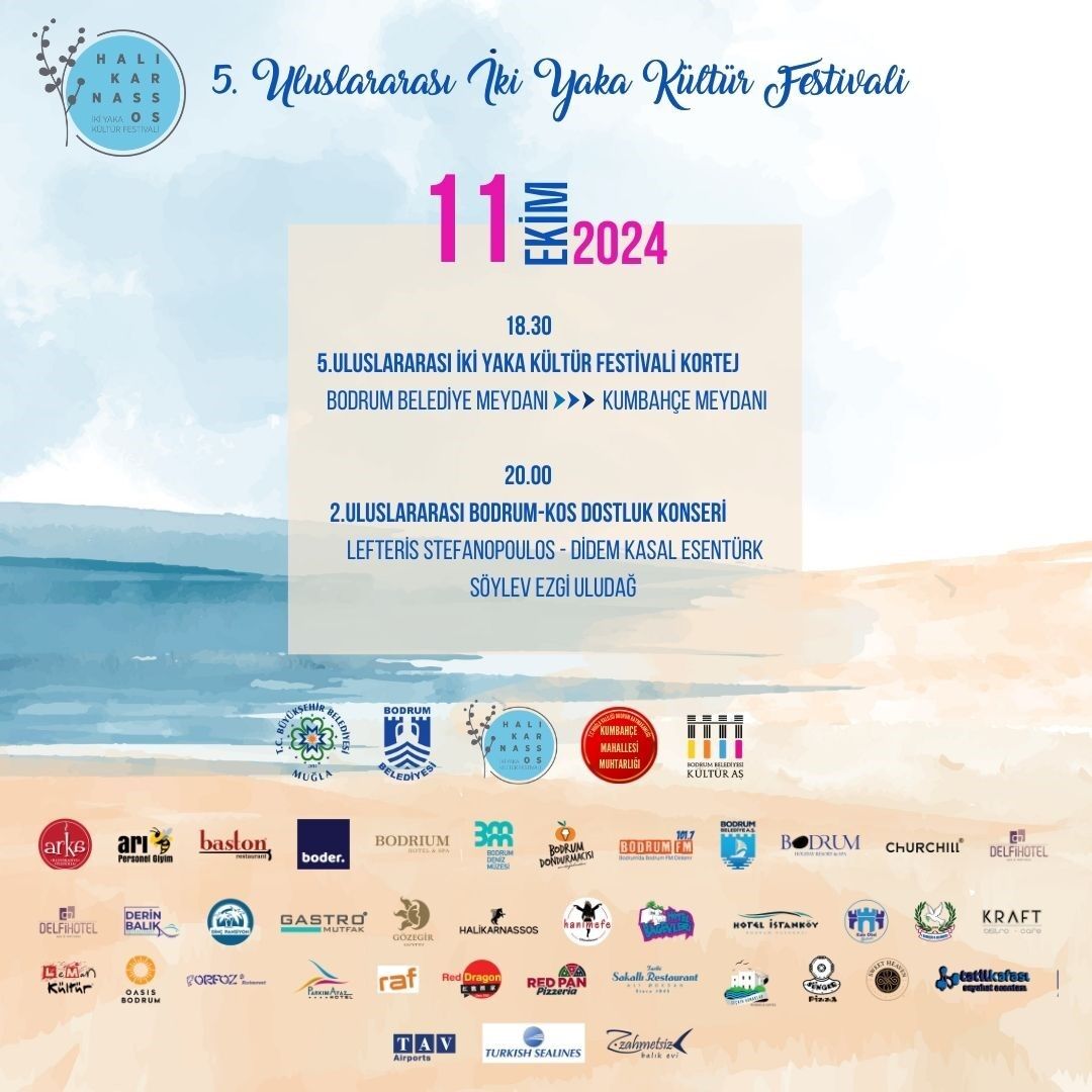 Bodrum’da Dostluk Rüzgârı 5. Uluslararası İki Yaka Kültür Festivali Başlıyor (1)-1