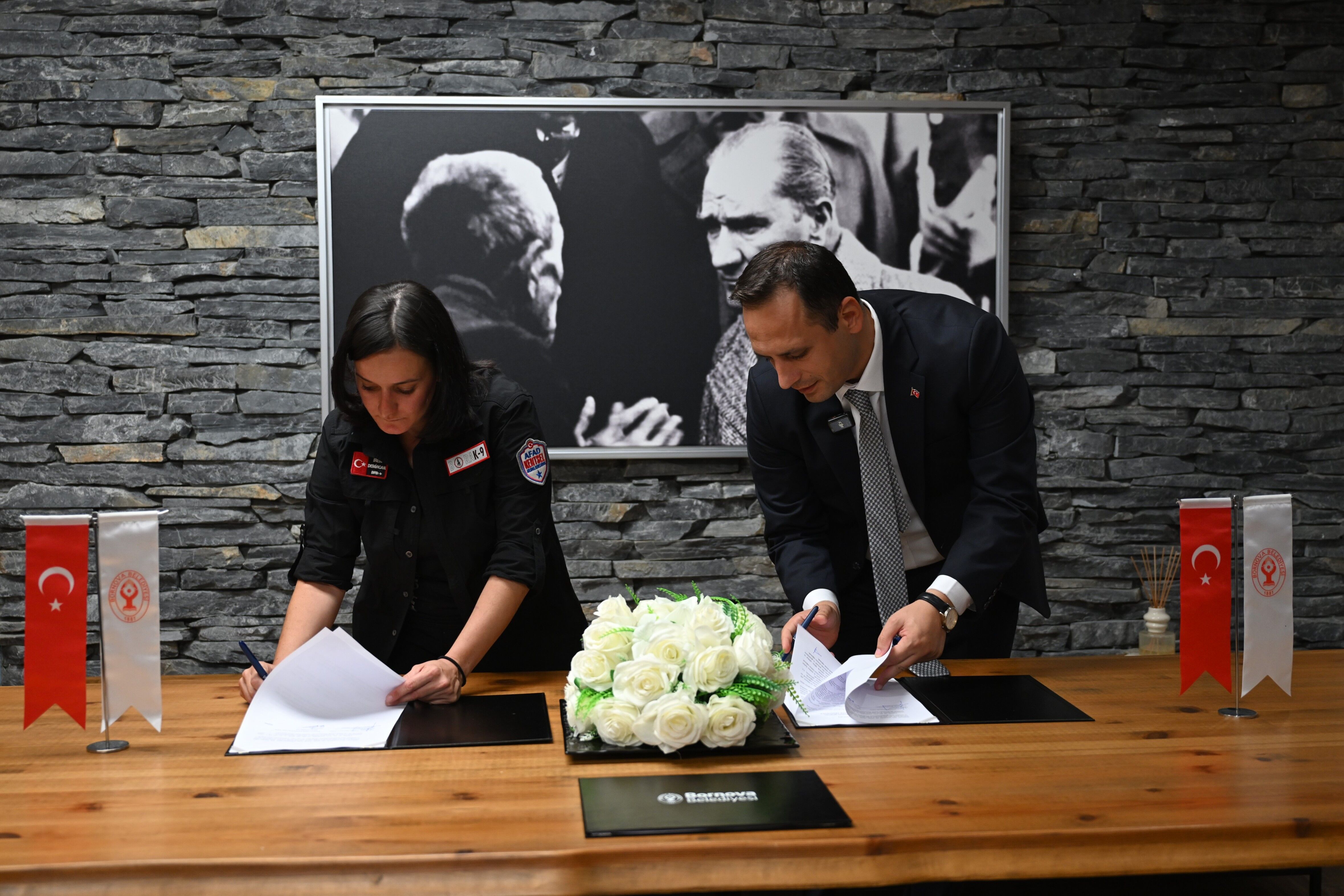 Bornova'da Afetlere Karşı Güç Birliği Belediye Ve Borak İşbirliği Protokolü (2)