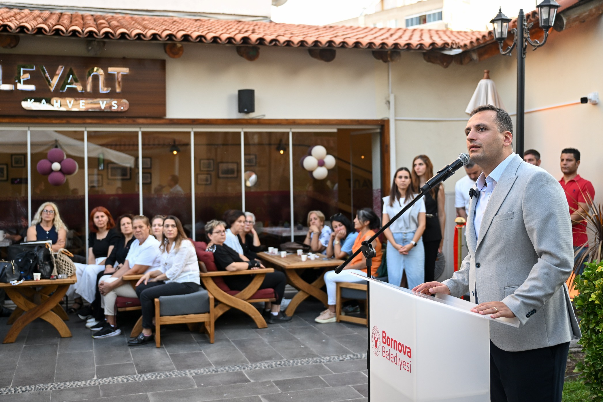 Bornova'da Levanten Mirası Canlanıyor Dramalılar Köşkü’nde Levant Kafe Açıldı (7)