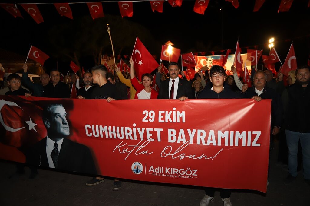 Dikili Ve Çandarlı’da Cumhuriyetin 101. Yılı Coşkuyla Kutlandı