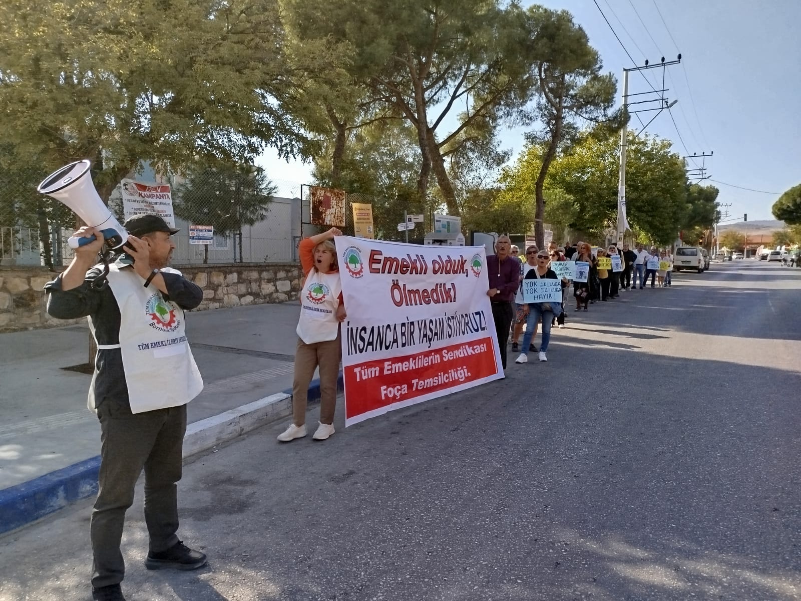 Emeklilerden 5 Koldan Ankara’ya “İnsanca Yaşam” Yürüyüşü Başladı0