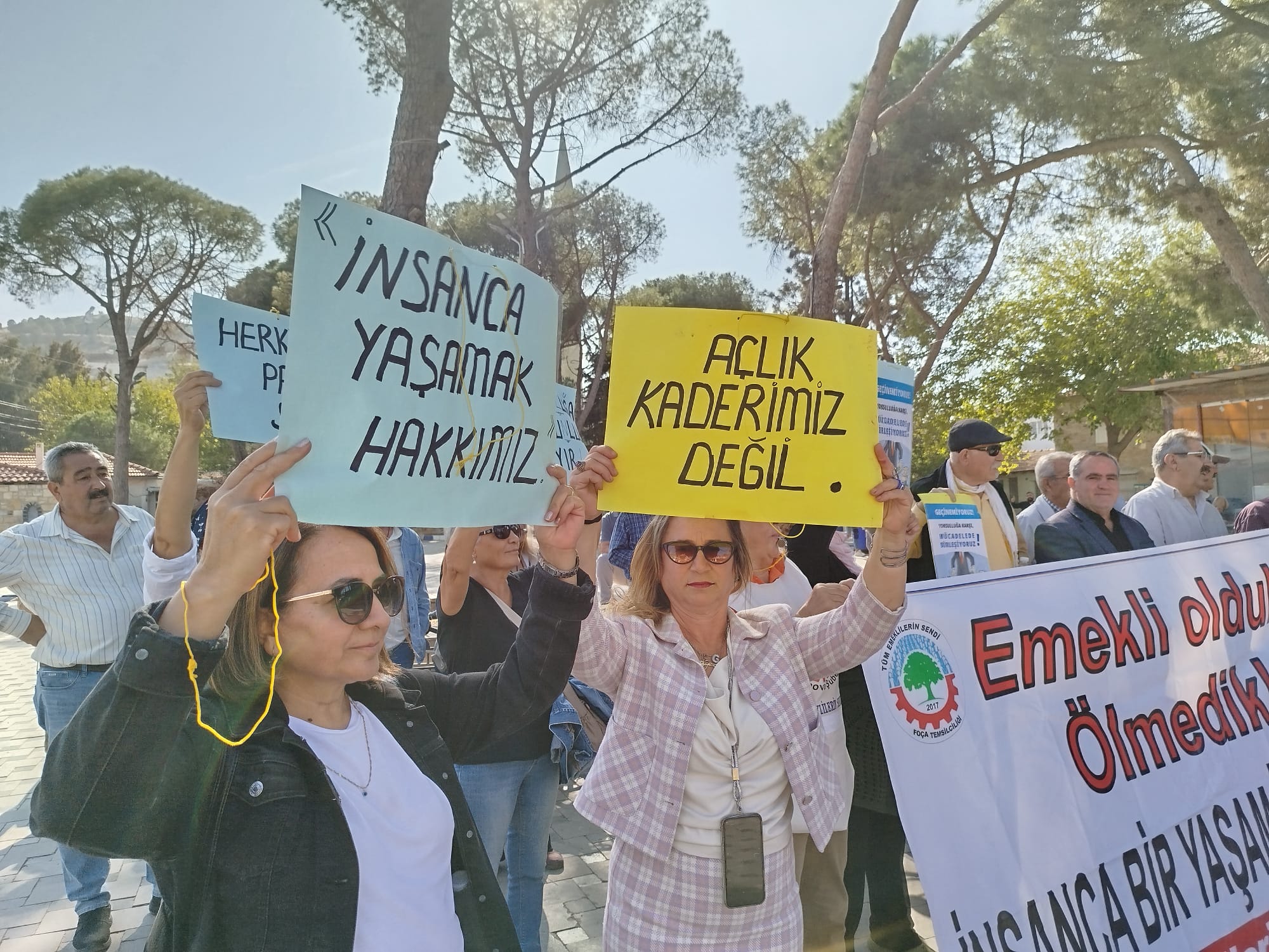 Emeklilerden 5 Koldan Ankara’ya “İnsanca Yaşam” Yürüyüşü Başladı2