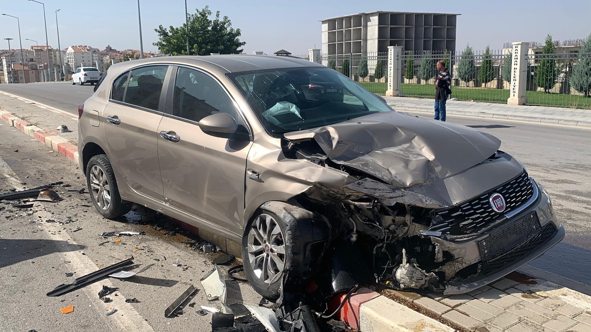 Karaman’da Trafik Kazası 6 Yaralı, 1 Bebek Ağır Yaralı (3)