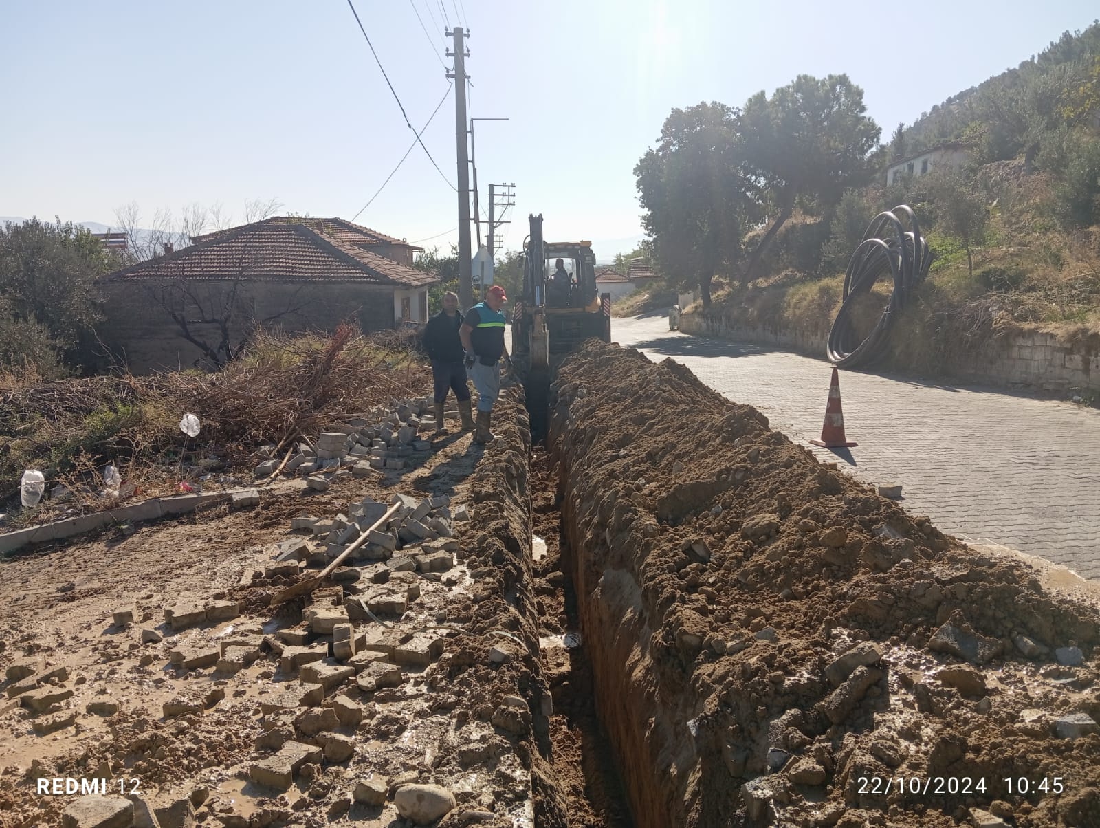 Maski̇, Gölmarmara Kayapınar'da Içme Suyu Hattını Yeniledi0