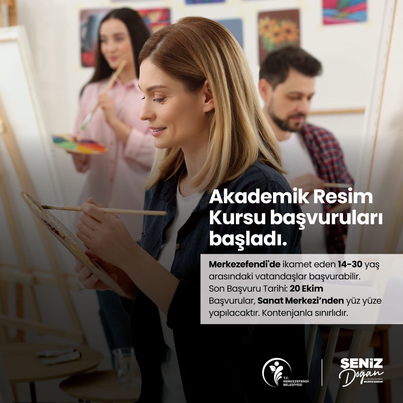 Merkezefendi Belediyesi’nden Sanatseverlere Fırsat Ücretsiz Kurs Kayıtları Başladı (2)