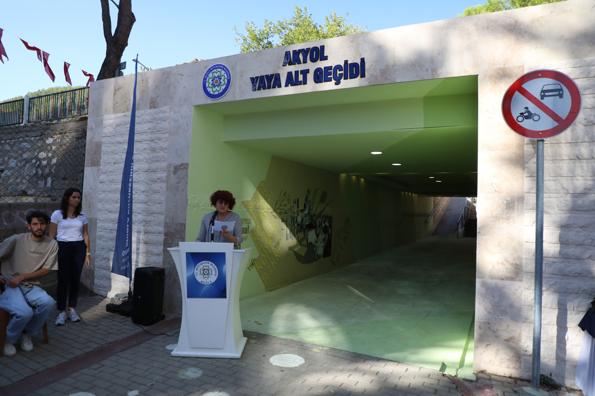 Muğla'da Akyol Yaya Alt Geçidi'ne Sanat Dokunuşu1