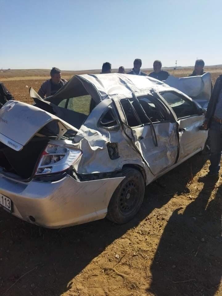 Şarampole Yuvarlanan Otomobilde 2 Kişi Yaralandı (1)