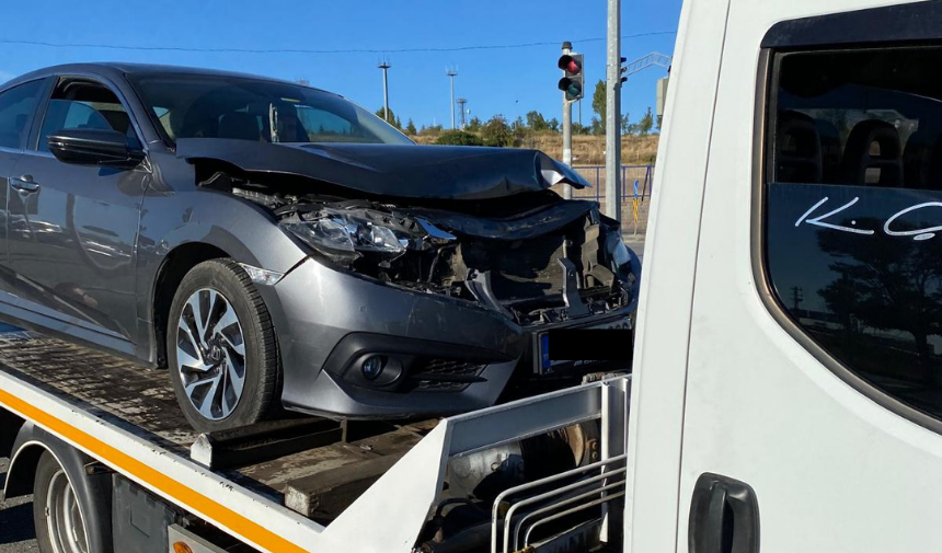 Ankara'da Feci Kaza Yüksek Hızda Giden Sürücü Arkadan Çarptı (2)-1