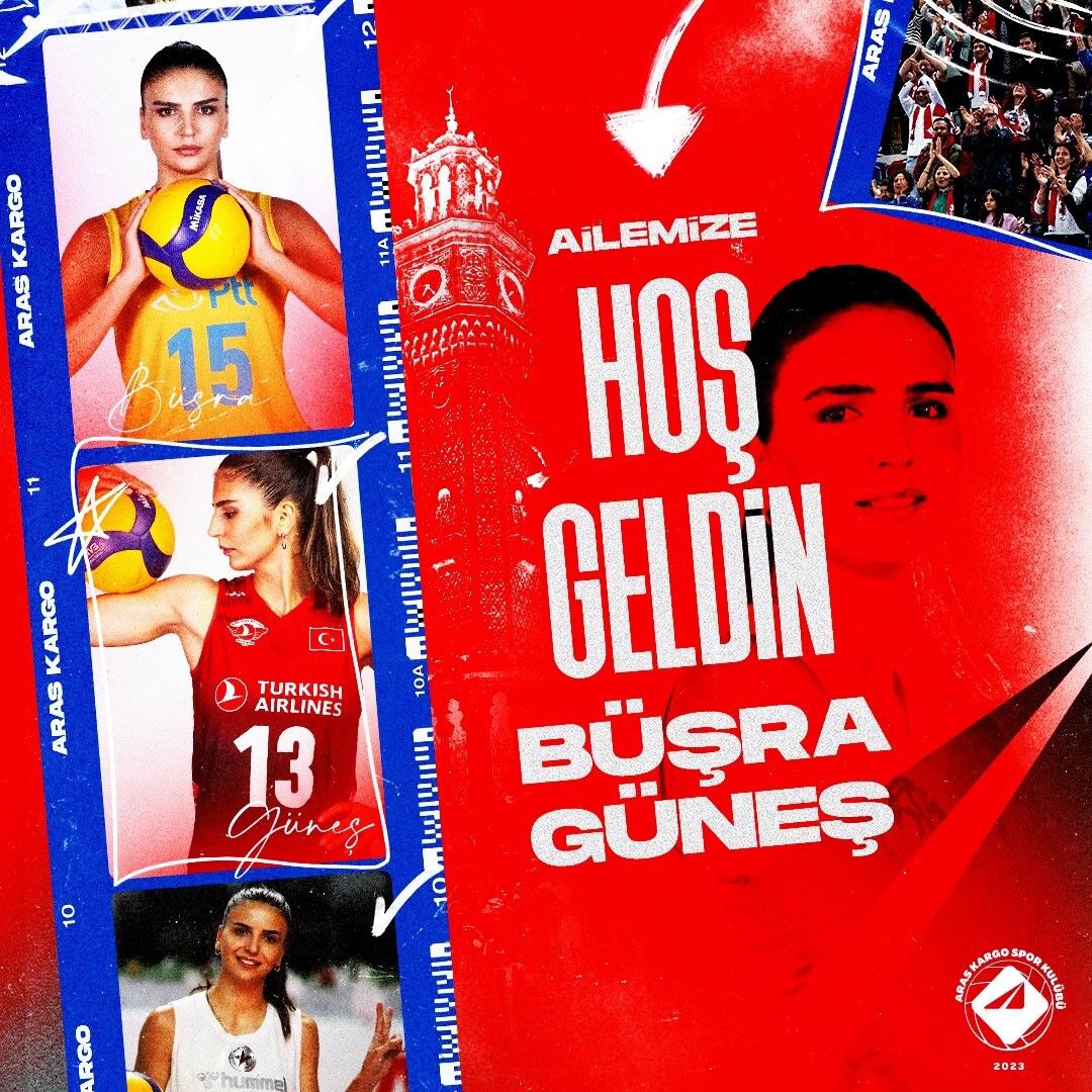 Aras Kargo, Orta Oyuncu Büşra Güneş’i Kadrosuna Kattı2