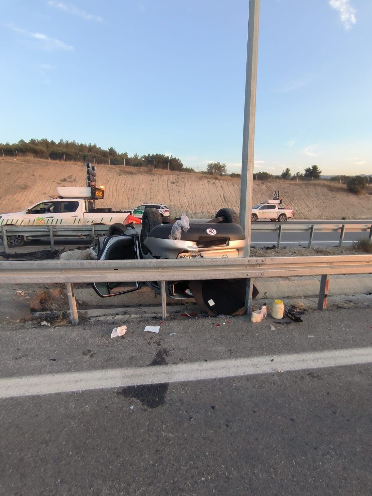 Aydın Denizli Otoyolunda Feci Kaza 3 Kişi Yaralandı0