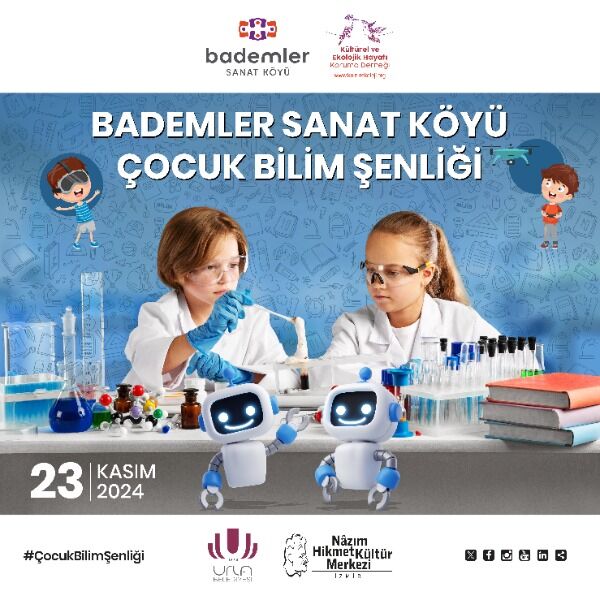 Bademler Sanat Köyü’nde Çocuklar Bilimle Buluşuyor