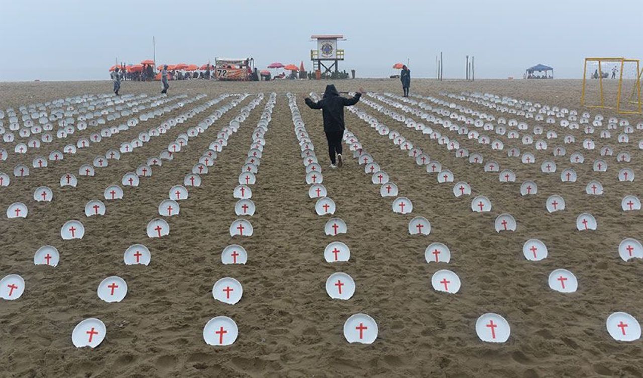 Brezilya'da Küresel Açlık Için Çarpıcı Farkındalık Eylemi (6)