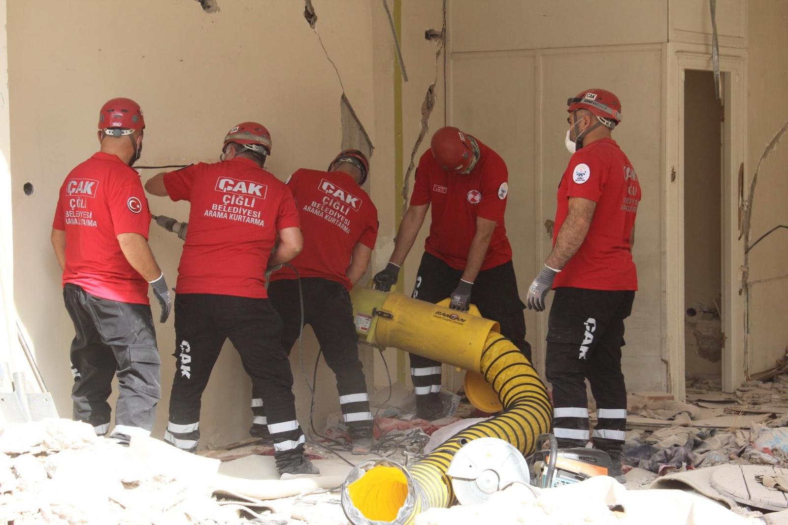 Çak Ekibi İzmir Için Tatbikatlara Devam Ediyor1