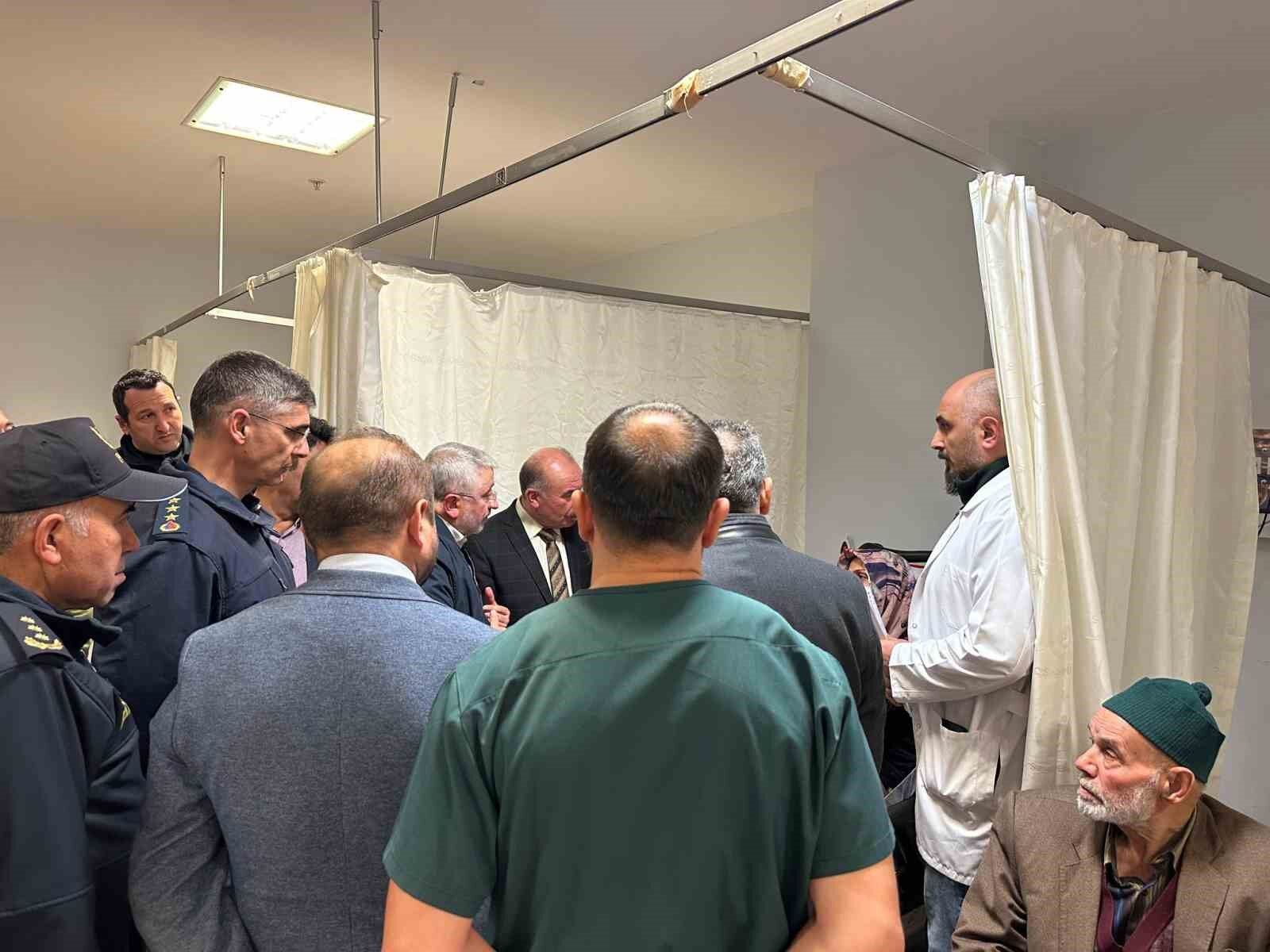 Çorum Valisi Çalgan Ve Başkan Aşgın'dan Patlamada Yaralanan Vatandaşlara Ziyaret