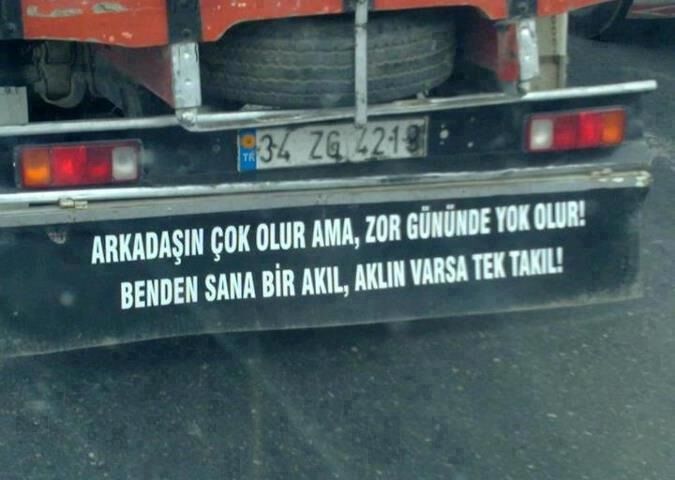 Dijitale Meydan Okuyan Kamyon Arkası Yazıları (4)