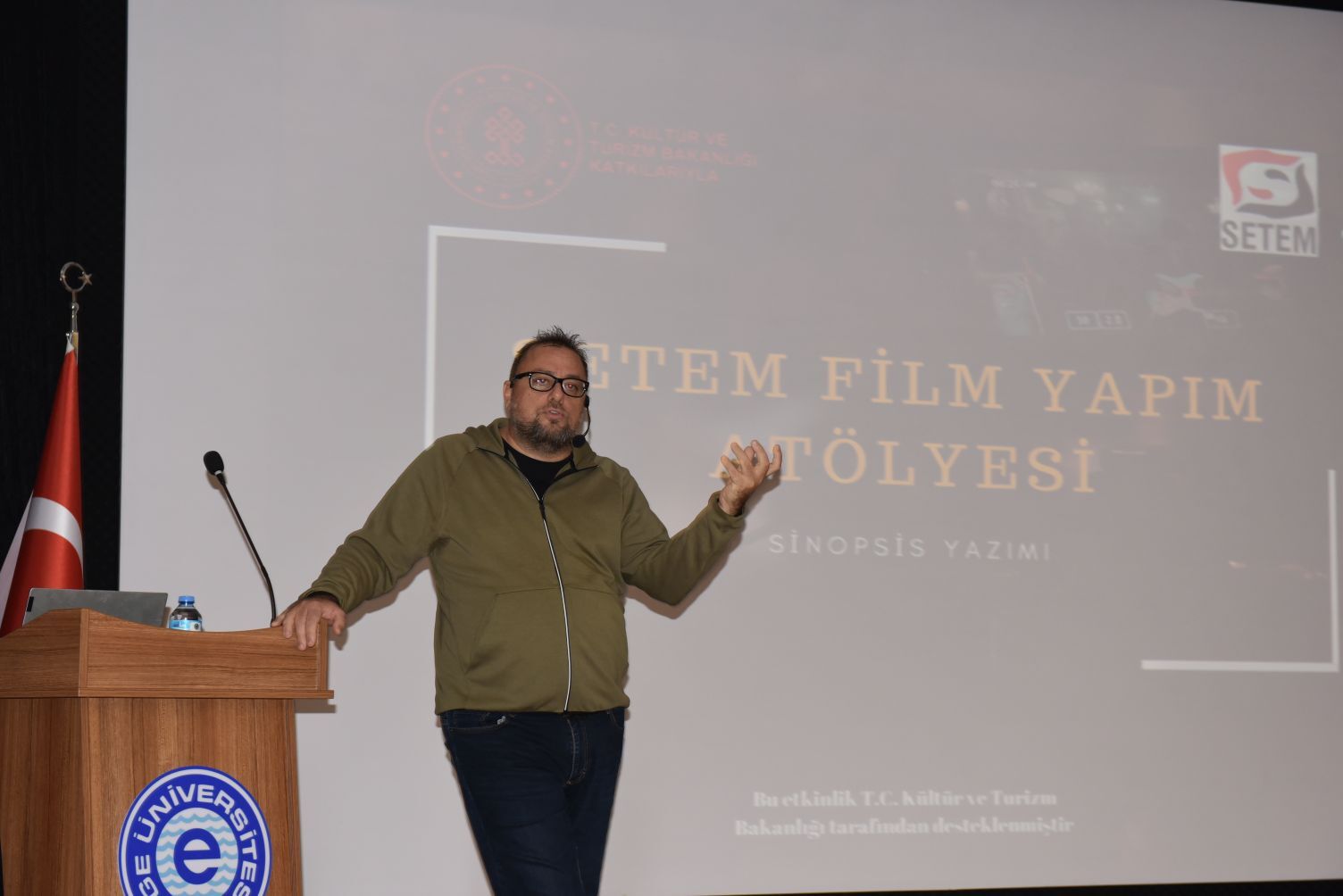 Ege Üniversitesi’nde Setem Film Yapım Atölyesi Başladı (1)