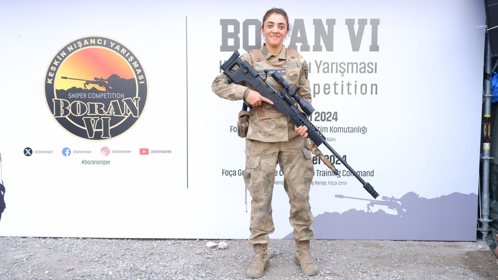 Foça'da Uluslararası Keskin Nişancı Yarışması Boran 6 Nefes Kesti (3)