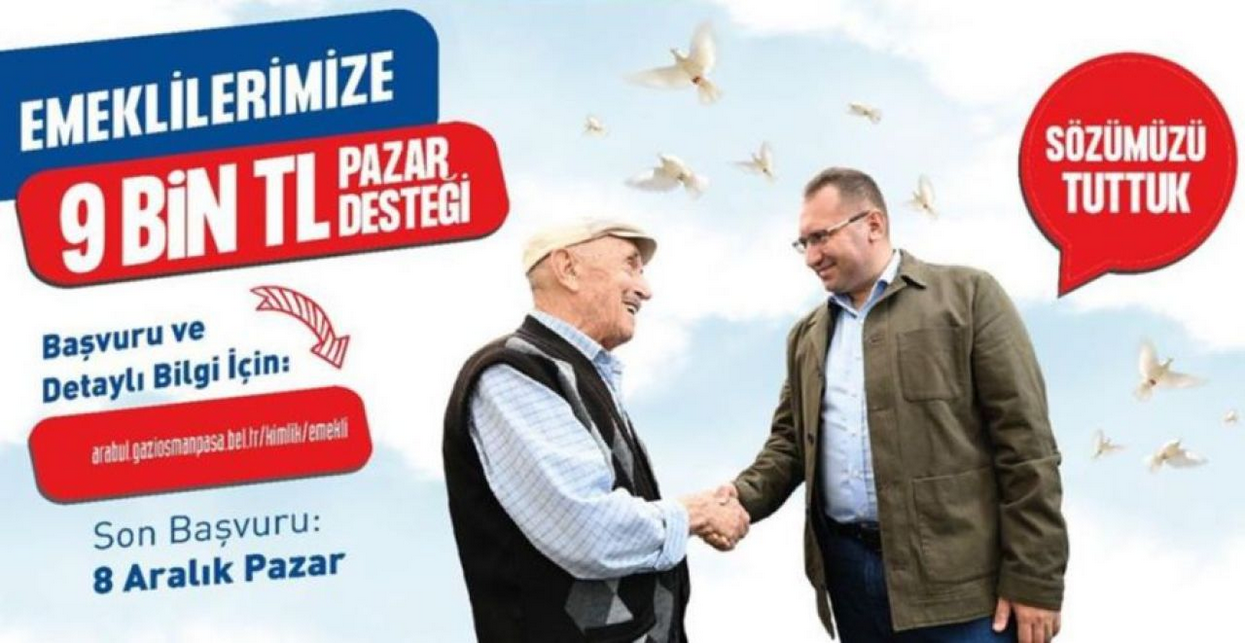 Gaziosmanpaşa Belediyesi Pazar Desteği