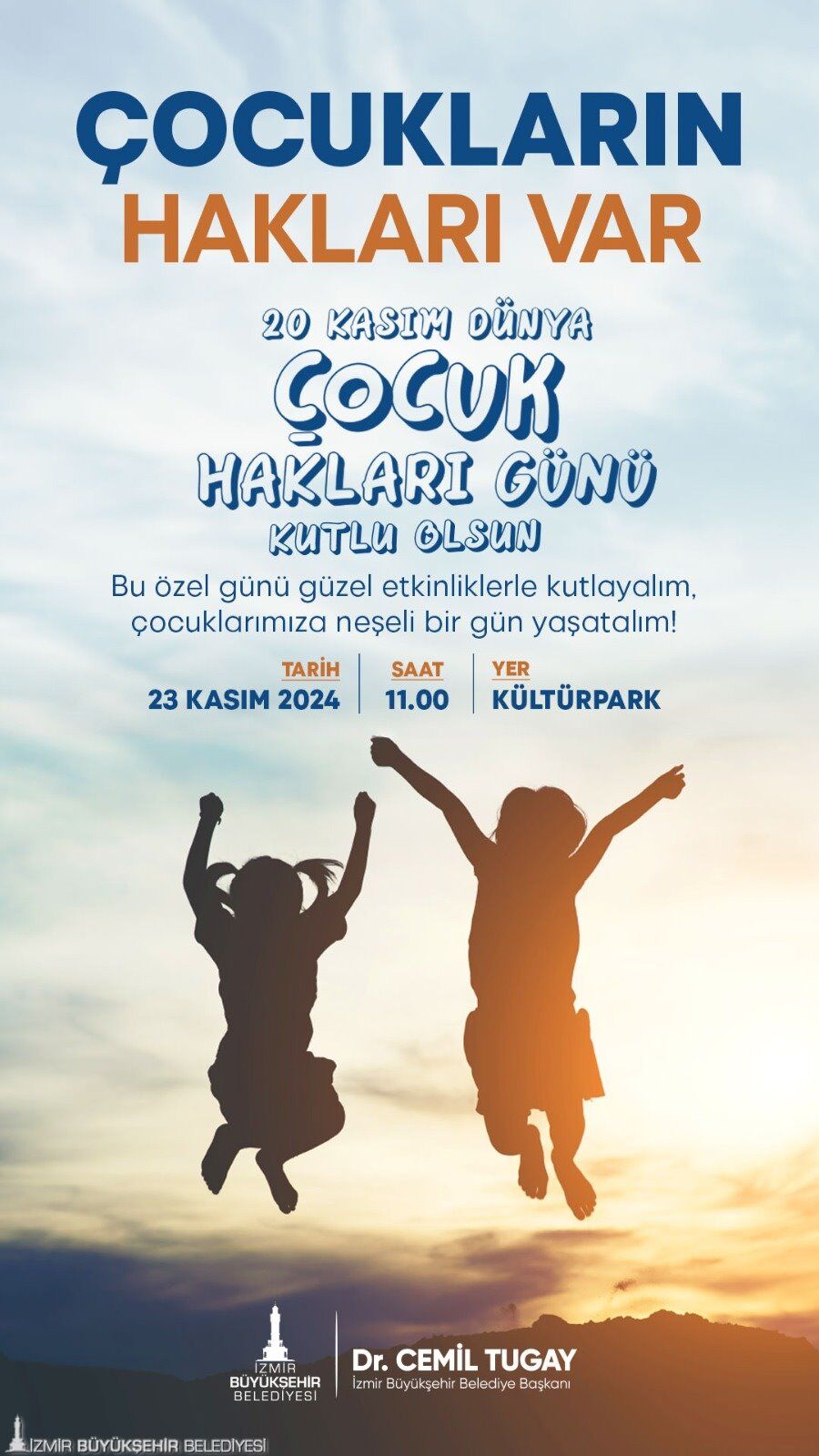 İzmir Büyükşehir Belediyesi’nin Çocuk Hakları Etkinliği Ertelendi