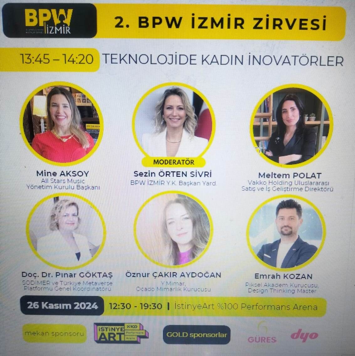 İzmir’de Kadınların Gücü 2. Bpw İzmir Zirvesi Başlıyor (2)