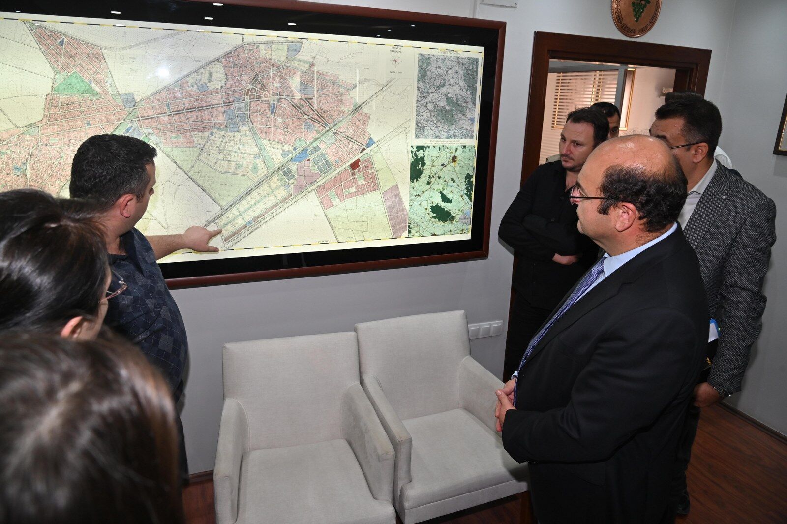 Maski̇ Ekipleri Saruhanlı’da Altyapı Çalışmalarını Inceledi (2)