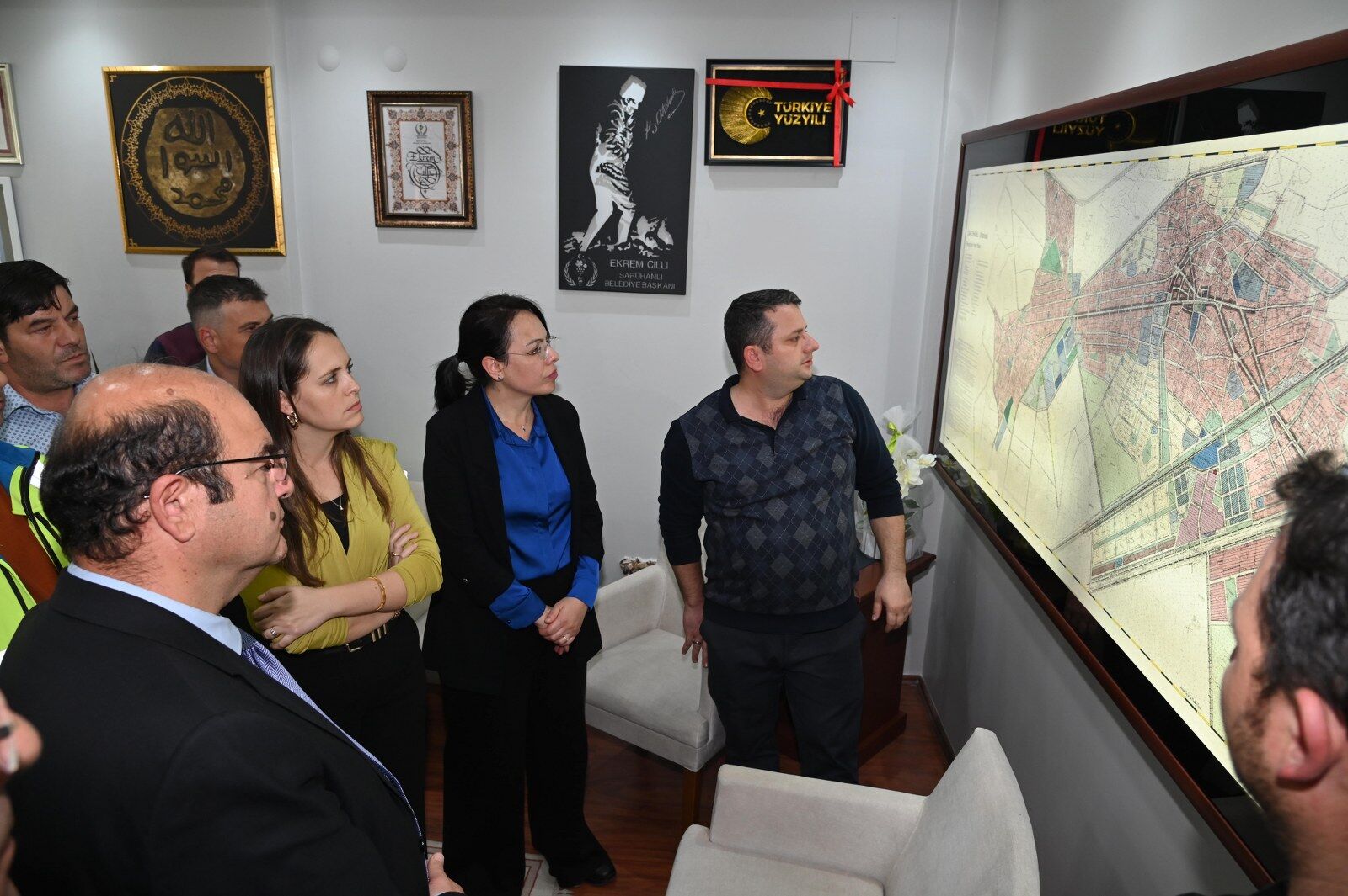 Maski̇ Ekipleri Saruhanlı’da Altyapı Çalışmalarını Inceledi (3)