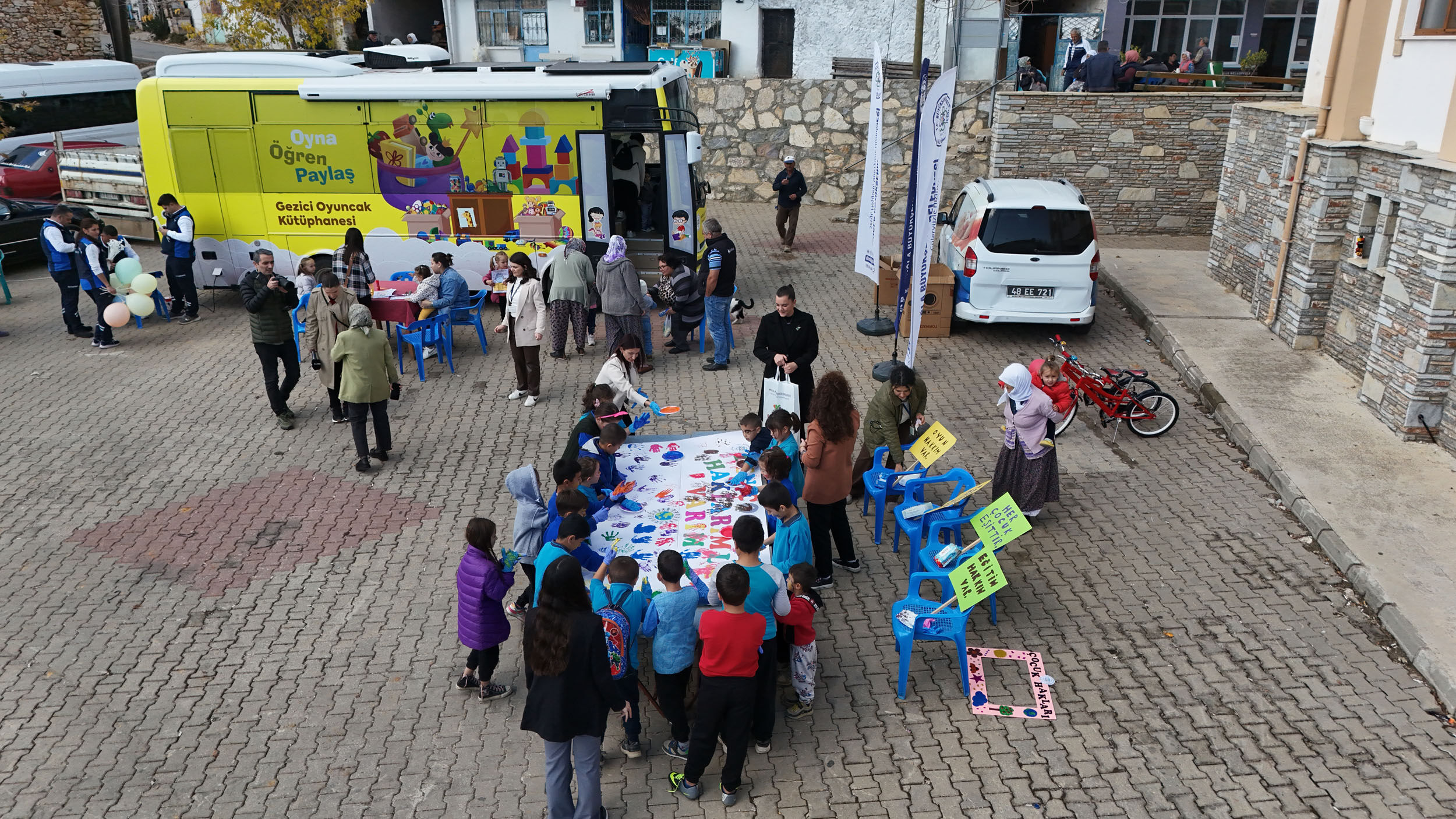 Muğla Büyükşehir Belediyesi'nden Kırsaldaki Çocuklara Etkinlik (1)