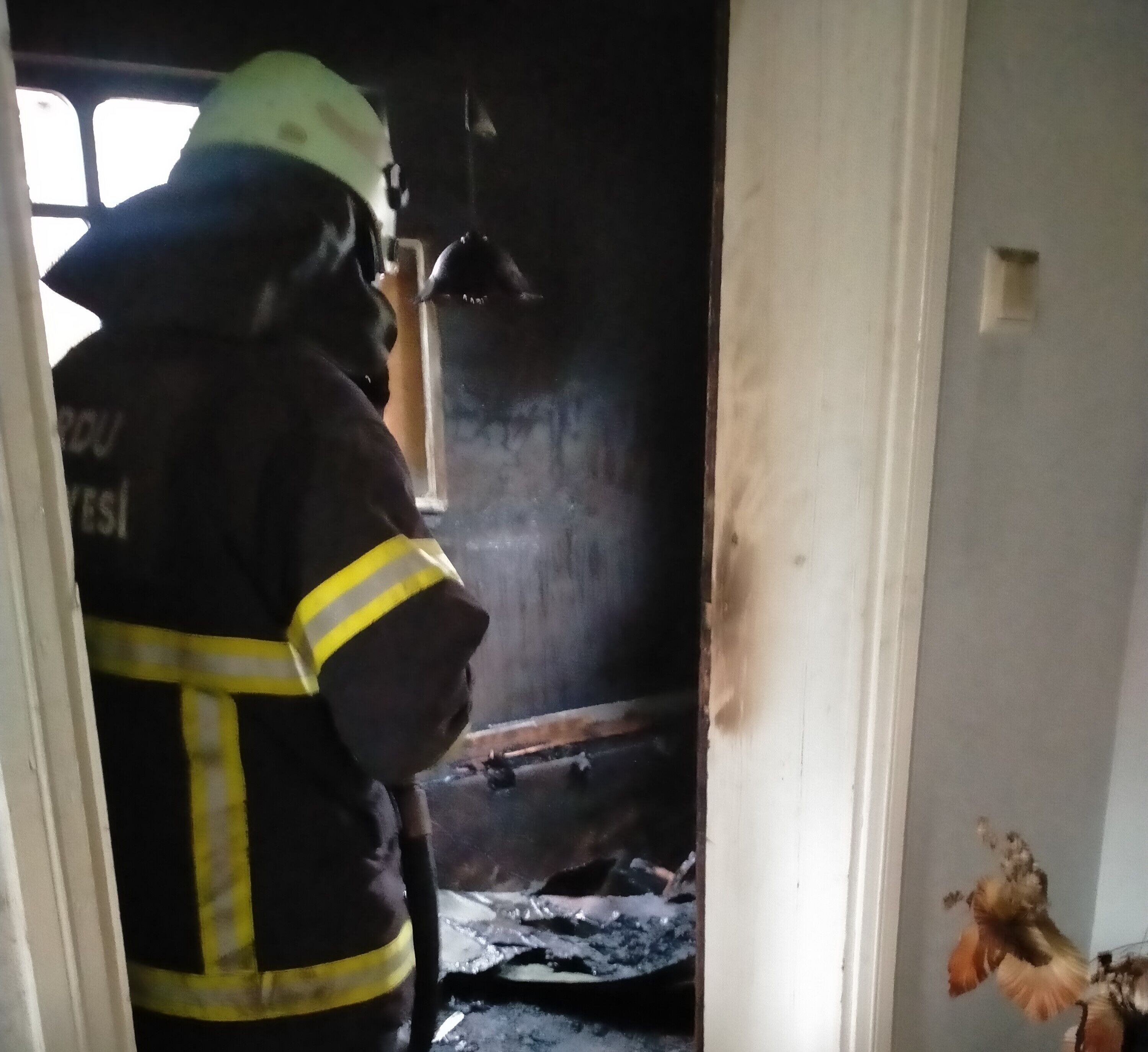 Ordu'da Müstakil Evde Yangın (1)