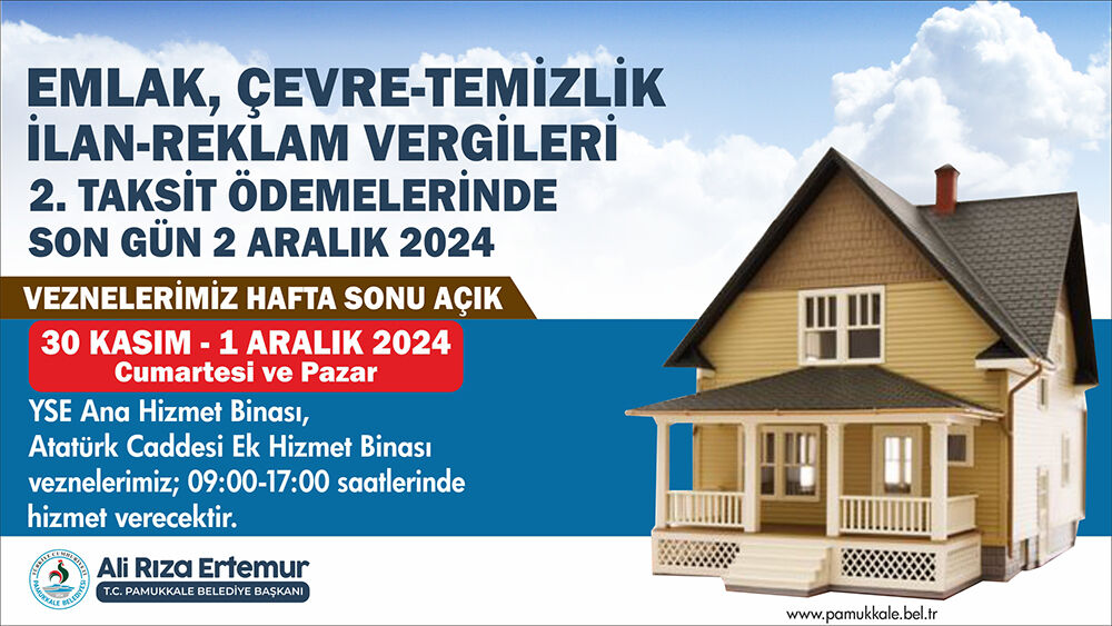 Pamukkale’de Hafta Sonu Vezneler Açık Olacak (2)
