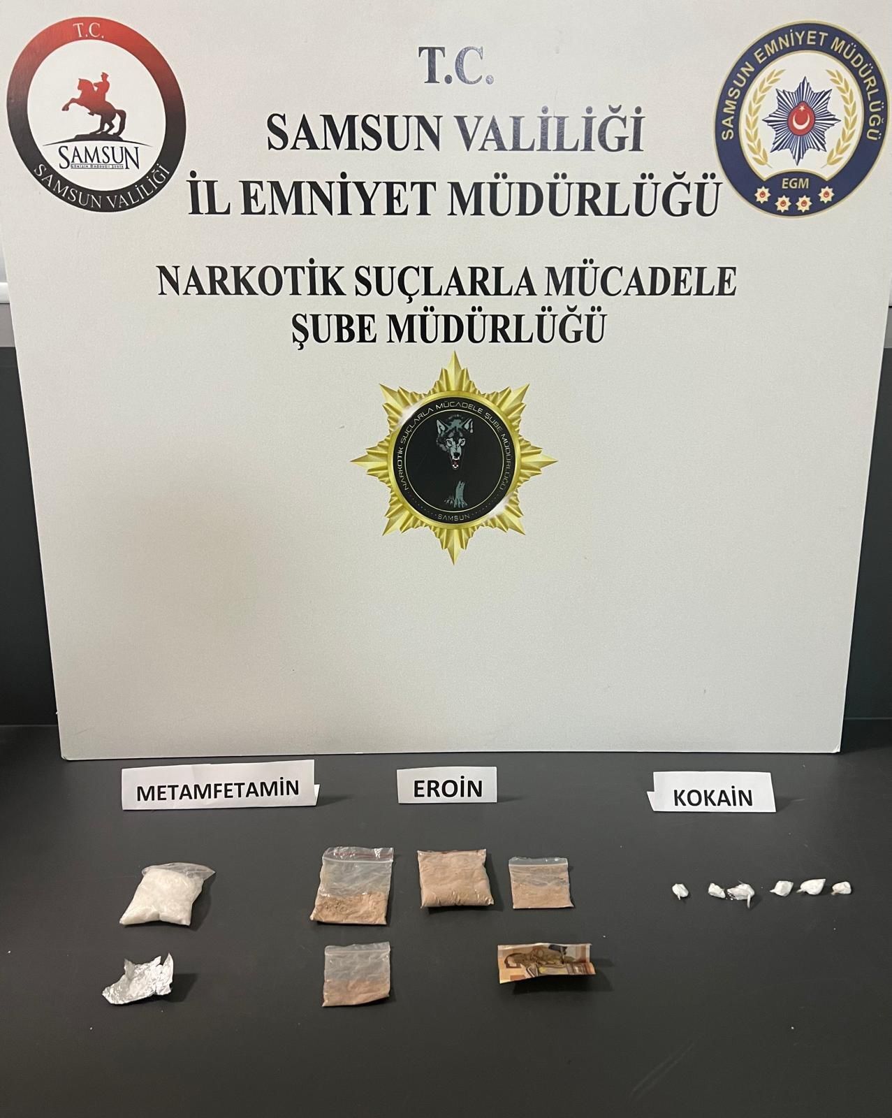 Samsun’da Uyuşturucu Operasyonu 1 Gözaltı