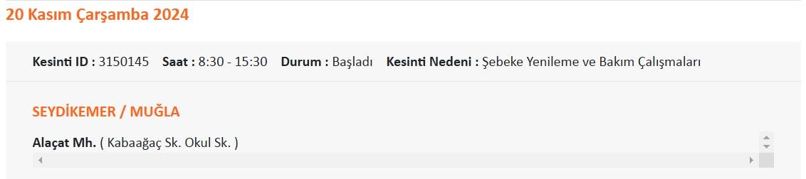 Seydikemer Kesinti-1