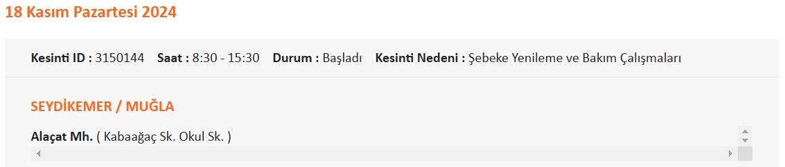 Seydikmer Kesinti